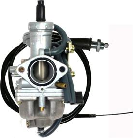 img 4 attached to 🔧 Upgraded Carburetor with Extended 46" Throttle Cable for Improved Performance - Compatible with Honda TRX250 TRX250TE TRX250TM Recon