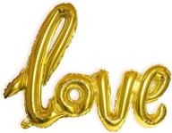 🎈 cafurty 42 inch love balloon champagne gold letter decorations – perfect for valentines, wedding, romantic gifts, anniversary, bridal shower or birthday party décor логотип