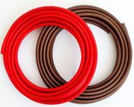 🔌 premium true 6 gauge awg wire cable 20 ft - 10 black & 10 red power ground stranded primary logo