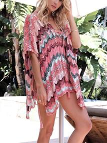img 1 attached to 👙 Wander Agio Swimsuit Sleeve Coverups: Stylish Women's Clothing and Swimsuit Cover Ups
