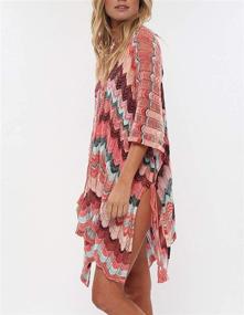 img 3 attached to 👙 Wander Agio Swimsuit Sleeve Coverups: Stylish Women's Clothing and Swimsuit Cover Ups