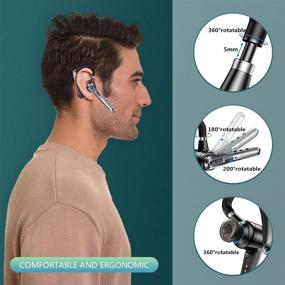 img 1 attached to Наушники HonShoop Hands Free с отменой Bluetooth