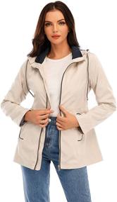 img 4 attached to Cheryl Co Lightweight Windbreaker 8822 Apricot L Women's Clothing for Coats, Jackets & Vests