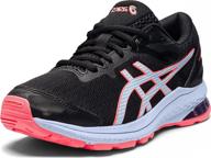 👧 asics kids gt 1000 french little girls' athletic shoes: a perfect blend of style and performance logo