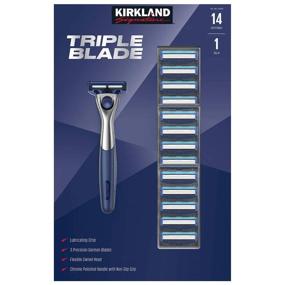 img 2 attached to Kirkland Signature Triple Blade Razor 14-count: Superior Shave for Less!