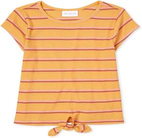 img 1 attached to Childrens Place Girls Sleeve Stripe Girls' Clothing for Tops, Tees & Blouses