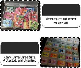 img 3 attached to 📚 D DACCKIT 300 Pocket Animal Crossing Binder Holder for Mini Amiibo Cards (Black) - Organize & Protect Your 300 ACNH NFC Tag Game Cards!