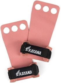 img 3 attached to 💪 KAYANA 3 Hole Gymnastics Hand Grips - Leather Palm Protection and Wrist Support for Cross Training, Kettlebells, Pull ups, Weightlifting, Chin ups, Workout, &amp; Exercise