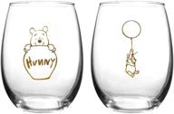 🍷 winnie the pooh collectible wine glass set: a must-have for pooh fans! logo