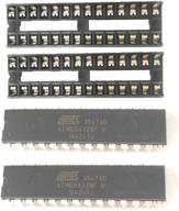 gratux atmega328p-pu bundle - bootloader enabled (pack of 2) with convenient sockets logo