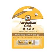 australian gold spf30 lip balm 0.15 oz: ultimate sun protection for your lips! logo