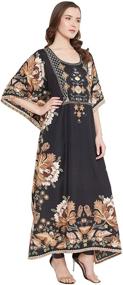 img 2 attached to Gypsie Polyester Kaftan Caftan Casual Women's Clothing and Swimsuits & Cover Ups