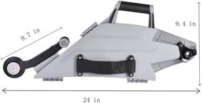 img 3 attached to 🔨 Drywall Banjo Taping Tool - Gypsum Board Joint Tool, Flat Box Finishing Set with Reversible Inside Corner Roller Wheel - Dual Operation Drywall Tool B - Enhanced SEO