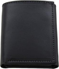 img 4 attached to 👔 Exquisite Premium Bridle Leather Trifold Wallet: Enhance Your Style with Men's Accessories