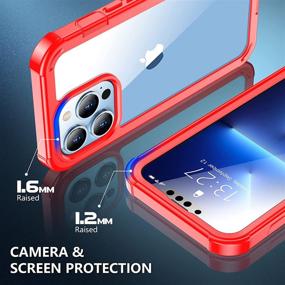 img 1 attached to Protective Red2Fire iPhone 13 Pro Case with Built-in Screen Protector - Slim, Shockproof, and Full Body Coverage for 6.1 inch iPhones