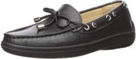 👞 ultimate comfort and style: marc joseph new york boys' moccasin loafers logo