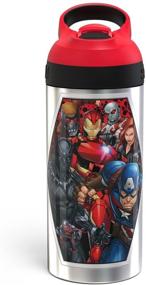 img 3 attached to 🥤 Marvel 19oz Stainless Steel Water Bottle in Striking Red and Black