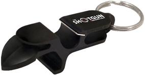 img 2 attached to 🔫 Shotgunner Keychain - All-in-One Bottle Opener with Tap Popper for Easy Drinking