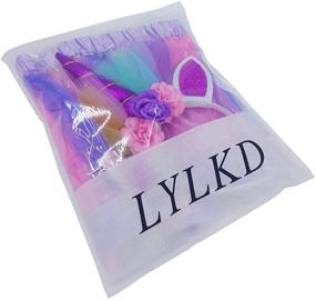 img 1 attached to LYLKD Rainbow Headband - Layered Rainbow 2 Girls' Clothing