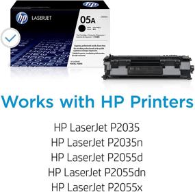 img 3 attached to HP 05A CE505A Toner Cartridge - Black 🖨️ for HP LaserJet P2055 Series - Enhance Your SEO