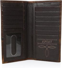 img 1 attached to Ariat Cross Corner Western Wallet