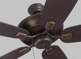 img 1 attached to 💨 Monte Carlo 5CSM60RB Colony Super Max Dual Mount 60'' Outdoor Ceiling Fan: Ultimate Comfort and Stylish Design in Roman Bronze