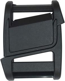 img 4 attached to 🔒 Fidlock Magnetic Buckle Slider - 25mm Black Plastic Quick Release Buckle Replacement (1 Pack)