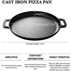 img 4 attached to Cast Iron Pizza Baking Handles