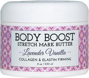 img 3 attached to 🌸 Body Boost Lavender Vanilla Stretch Mark Butter 8 oz.: A Safe and Effective Solution for Stretch Marks and Scars during Pregnancy and Nursing - Infused with Shea Butter