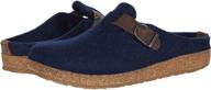 haflinger women's gzb44 charcoal flat shoes for men logo