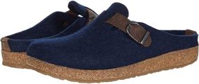 img 1 attached to Haflinger Women's GZB44 Charcoal Flat Shoes for Men