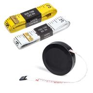 📏 axen 3 pack measuring tape set: soft & retractable, ideal for sewing, tailoring, and body measurements logo