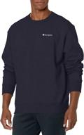 champion mens powerblend graphic black logo