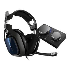 img 4 attached to 🎧 ASTRO Gaming A40 TR Wired Headset + MixAmp Pro TR - Dolby Audio for PlayStation 5, PlayStation 4, PC, Mac (Black/Blue)