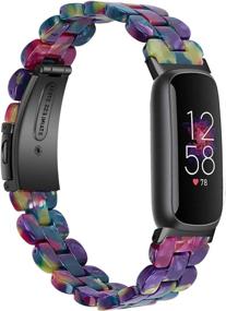 img 4 attached to Wongeto совместим с ремешками Fitbit Luxe/Luxe SE для женщин и девочек