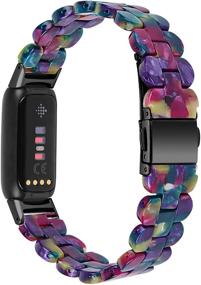 img 3 attached to Wongeto совместим с ремешками Fitbit Luxe/Luxe SE для женщин и девочек