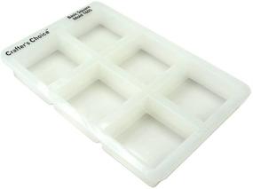 img 1 attached to 🧼 Crafters Choice - Silicone Soap Mold - Basic Square Design - 1605