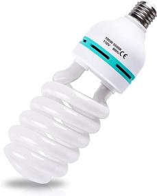 img 1 attached to 💡 EMART Full Spectrum Light Bulb: 2-Pack 105W 5500K CFL Daylight for Photography, Video Studio Lighting