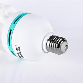 img 3 attached to 💡 EMART Full Spectrum Light Bulb: 2-Pack 105W 5500K CFL Daylight for Photography, Video Studio Lighting