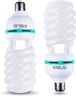 💡 emart full spectrum light bulb: 2-pack 105w 5500k cfl daylight for photography, video studio lighting logo
