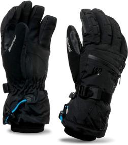 img 4 attached to 🧤 Ultimate Winter Shield: Neoprene Waterproof Winter Gloves for Men - A Must-have Addition to Your Gloves & Mittens Collection