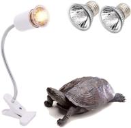 🦎 lomantown 50w reptile heat lamp with clips (includes 2 e27 bulbs, 110v) – enhance your exotic pet's habitat! логотип