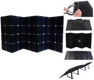 🌞 a portable and foldable aims power 130w solar panel - conveniently charges batteries on-the-go! logo