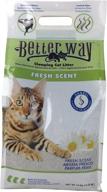 🐱 highly efficient ultra pet better way clumping fresh scent cat litter | 14-pound bag with western bentonite clay logo