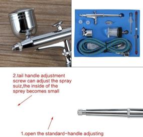 img 3 attached to Action Gravity Airbrush Needle Kit 7CC