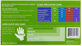 img 2 attached to SmoothTouch Latex Gloves Large Powder Free