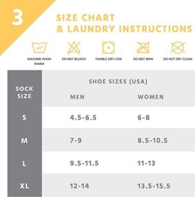img 3 attached to 🏃 Беговые носки Zeropes Comfort размер X Large 13.5-15.5