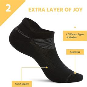 img 1 attached to 🏃 Беговые носки Zeropes Comfort размер X Large 13.5-15.5