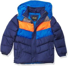 img 4 attached to 🧥 Colorblock Puffer Jacket for Boys by iXtreme