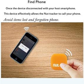 img 1 attached to 📍 Устройство для отслеживания Tile Smart Tag Tracker Locator - Nut 2 Car Key Finder для кошелька, брелока для автомобильных ключей, предотвращения потери предметов через Bluetooth с приложением, GPS-трекером с сигналом тревоги для сумки, телефона, домашних животных, брелка, кошелька и багажа, оранжевое.